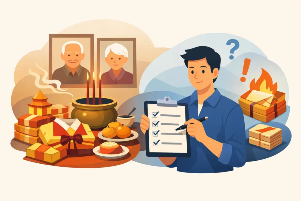 代燒祖先衣包注意事項 7個常見重點