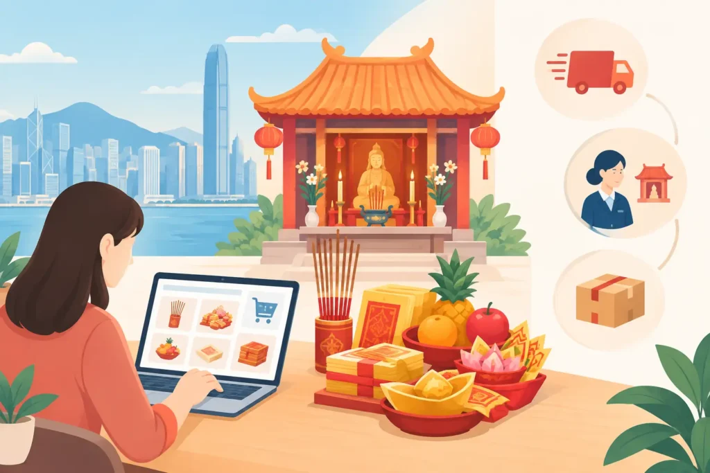 香港祭祀用品網購指南讓拜神祭祖化寶與代辦安排一次妥當