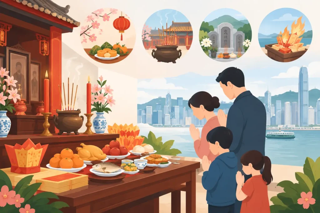 傳統節日祭祀完整指南香港家庭按節令安排拜神祭祖普渡化寶的供品時辰與流程細節實用說明